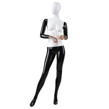 Wholesale fashion sex dummy model female for window display gold and black mannequin